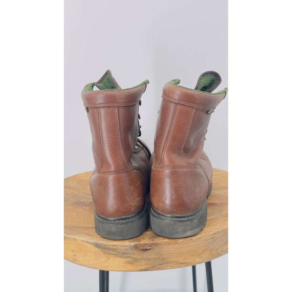 Wolverine Gore-Tex Brown Leather Work Hunting Boot Mens Size 10.W